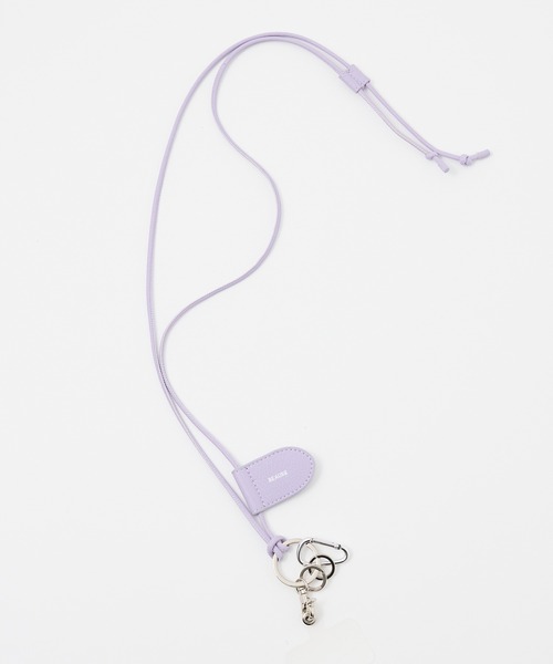 Beau're(ヴュレ)の「【WEB限定】【BEAURE】レザーモバイル&マスクストラップショルダー(スマホグッズ・レディース・ブラック/シルバー/ベージュ/ライラック・フリー)」の17枚目の写真