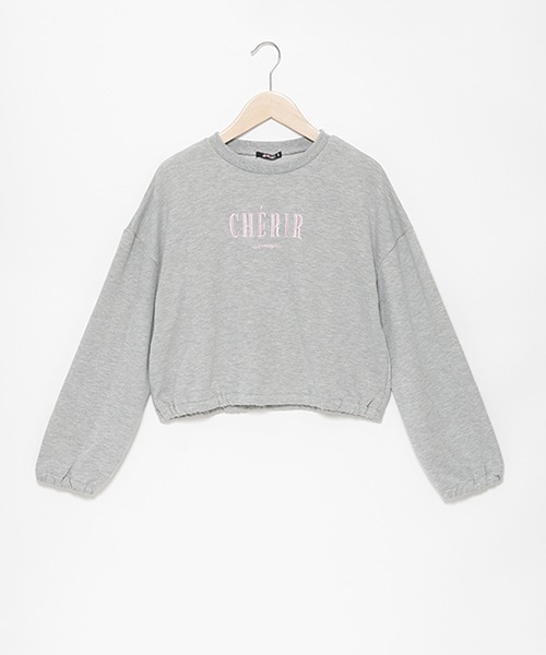 by LOVEiT（バイラビット）の「裾ストリングプルオーバー（スウェット・キッズ・ブラック/グレー/ピンク・140cm/160cm/120cm/150cm/130cm）」の4枚目の写真