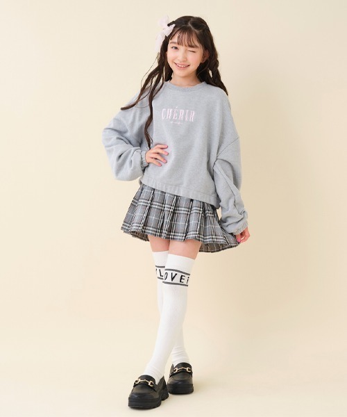 by LOVEiT（バイラビット）の「裾ストリングプルオーバー（スウェット・キッズ・ブラック/グレー/ピンク・140cm/160cm/120cm/150cm/130cm）」の5枚目の写真