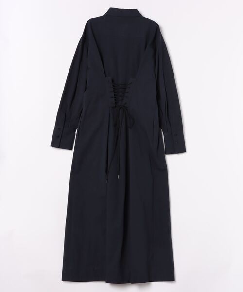 CASA FLINE(カーサフライン)の「バックレースアップシャツドレス(シャツワンピース・レディース・ネイビー/アイボリー/カーキ/ブラック・FREE)」の20枚目の写真