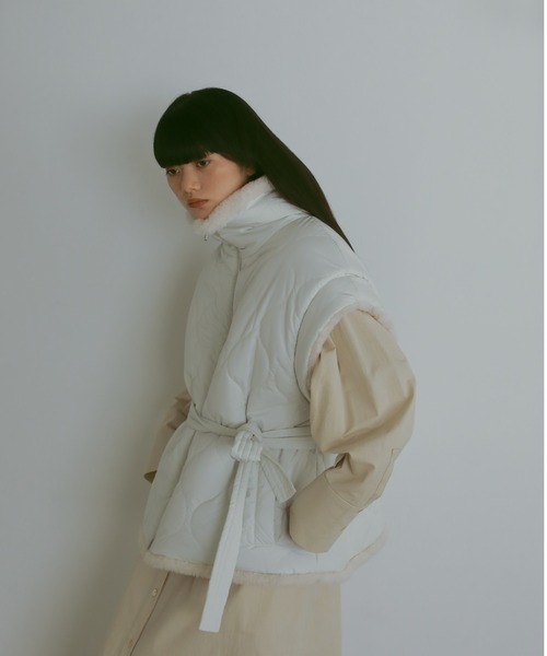 CASA FLINE(カーサフライン)の「バックレースアップシャツドレス(シャツワンピース・レディース・ネイビー/アイボリー/カーキ/ブラック・FREE)」の8枚目の写真