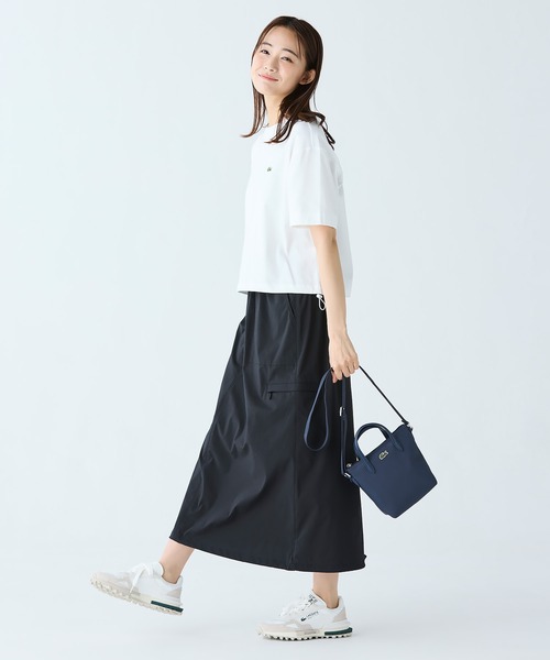 LACOSTE（ラコステ）の「レディース ELITE ACTIVE 223 1 SFA（スニーカー・レディース・ターコイズブルー/オレンジ/ホワイト/オフホワイト・24.0cm/24.5cm/23.0cm/23.5cm/22.5cm/25.5cm）」の9枚目の写真
