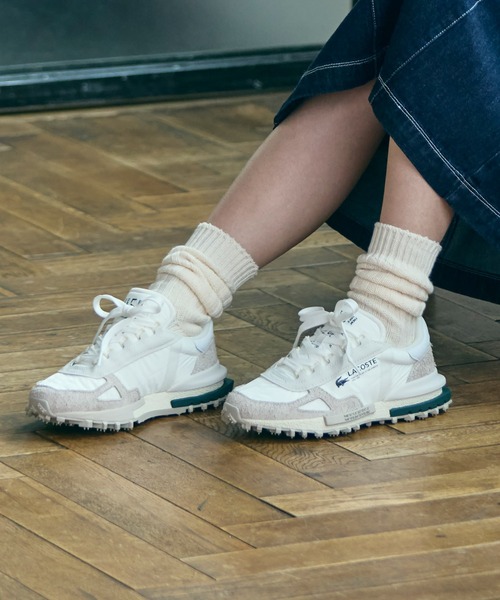 LACOSTE（ラコステ）の「レディース ELITE ACTIVE 223 1 SFA（スニーカー・レディース・ターコイズブルー/オレンジ/ホワイト/オフホワイト・24.0cm/24.5cm/23.0cm/23.5cm/22.5cm/25.5cm）」の20枚目の写真