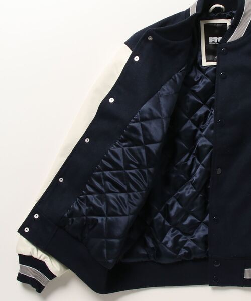 FTC（エフティーシー）の「CLASSIC VARSITY JACKET（スタジャン・メンズ・ネイビー/ブラック・MEDIUM/X-LARGE/LARGE/SMALL）」の9枚目の写真