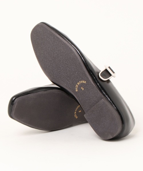 Noubel Voug Relax(ヌーベルヴォーグリラックス)の「スクエアトゥ ストラップ フラット パンプス(パンプス・レディース・アイボリー/ブラック/ベージュ・S/M/L/LL/3L)」の22枚目の写真