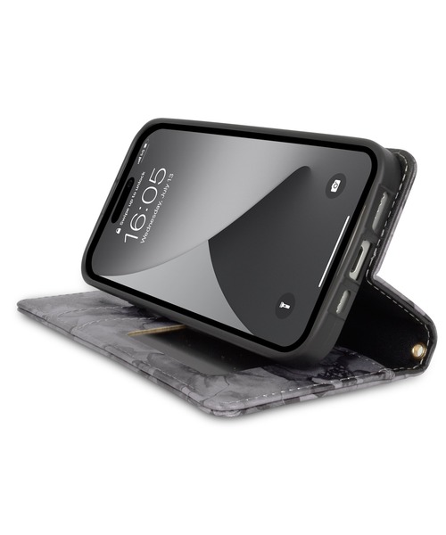 rienda（リエンダ）の「iPhone15 iPhone15Pro リエンダ [プリント手帳]（スマホケース/カバー・レディース・ホワイト/ブラック・iPhone 15/iPhone 15 Pro）」の11枚目の写真