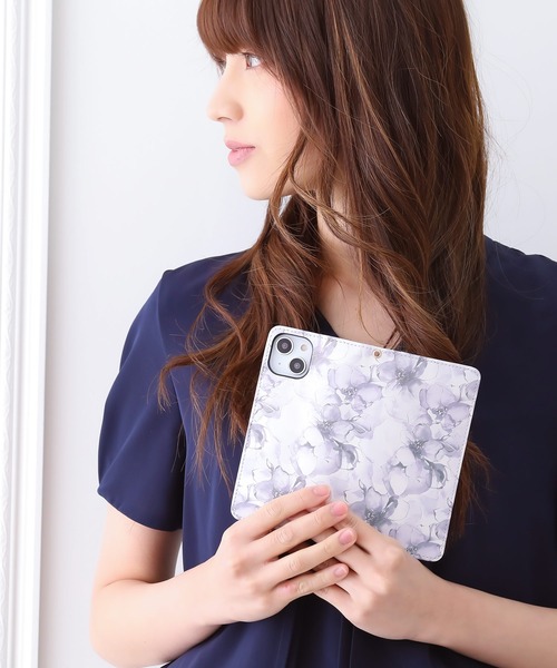 rienda（リエンダ）の「iPhone15 iPhone15Pro リエンダ [プリント手帳]（スマホケース/カバー・レディース・ホワイト/ブラック・iPhone 15/iPhone 15 Pro）」の20枚目の写真