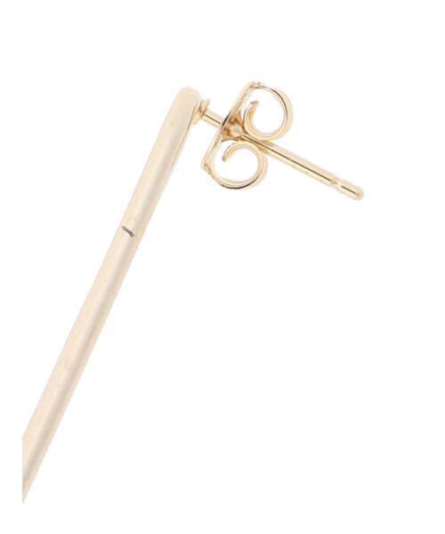 Te chichi（テチチ）の「オーバルメタル×パールピアス（ピアス（両耳用）・レディース・ゴールド・F）」の7枚目の写真