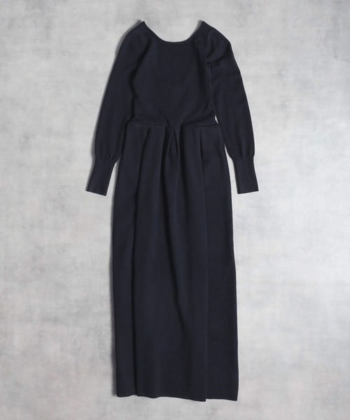 バックオープンニットワンピース（ワンピース）｜Bonjour Sagan