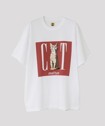 meltum（メルタム）の「【meltum/メルタム】meltum original CAT S/S TEE - メルタムオリジナルキャット S/S Tシャツ（Tシャツ/カットソー・メンズ）」