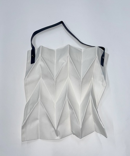 Chick（チック）の「PLEATS TOTEBAG/プリーツトートバッグ（トートバッグ・レディース・ホワイト/ライトグリーン/ブラック/ベージュ・FREE）」の17枚目の写真