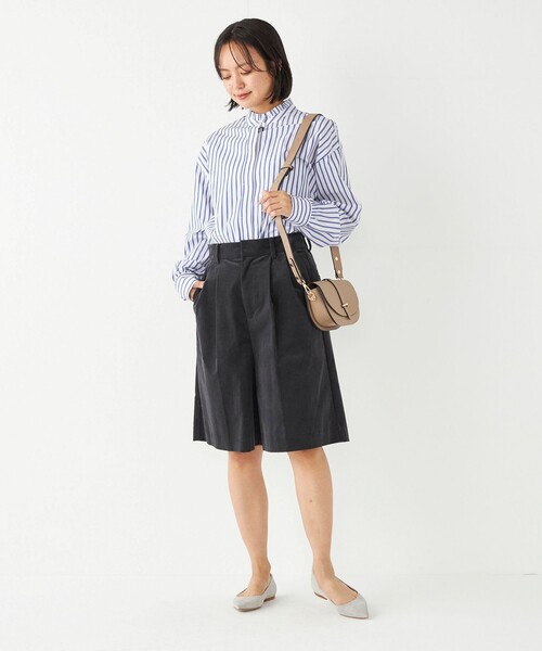 SHIPS Colors（シップス カラーズ）の「SHIPS Colors:〈洗濯機可能〉ストレッチ コーデュロイ キュロット（その他パンツ・レディース・ベージュ/オフホワイト/ダークグレー・SMALL/MEDIUM）」の17枚目の写真