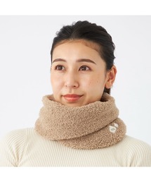 marie claire GOLF/マリクレール ゴルフ ゴルフウェア ワンポイント ブランド ロゴ ストレッチ 保温 フワモコ ニット ネックウォーマー スヌード