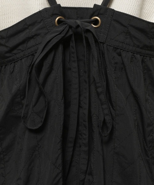 niko and...(ニコアンド)の「キルトミリタリキャミワンピース(ワンピース・レディース・ブラック/ベージュ・FREE)」の13枚目の写真