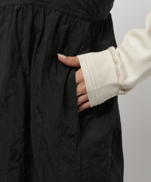 niko and...(ニコアンド)の「キルトミリタリキャミワンピース(ワンピース・レディース・ブラック/ベージュ・FREE)」の14枚目の写真