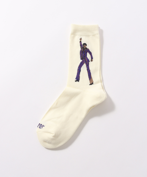JOINT WORKS（ジョイントワークス）の「【ROSTER SOX/ロスターソックス】 Fever（ソックス/靴下・メンズ・ブルー/ホワイト・SMALL/MEDIUM）」の2枚目の写真