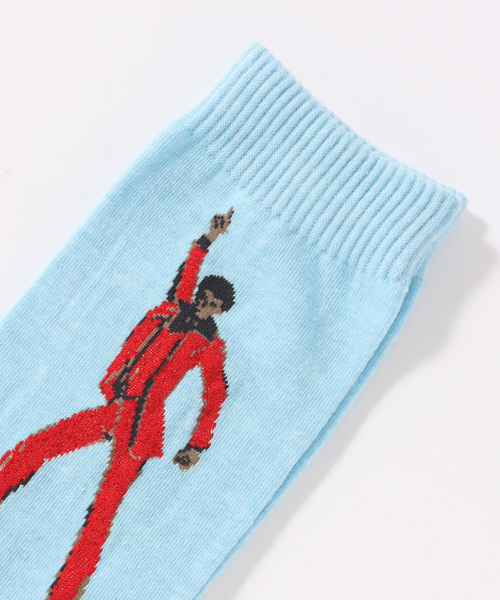 JOINT WORKS（ジョイントワークス）の「【ROSTER SOX/ロスターソックス】 Fever（ソックス/靴下・メンズ・ブルー/ホワイト・SMALL/MEDIUM）」の6枚目の写真