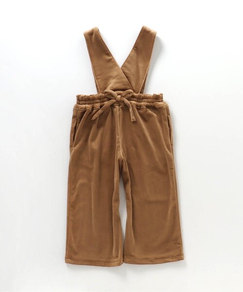 BREEZE（ブリーズ）の「ベロアオールインワン（つなぎ/オールインワン・キッズ・チャコール/キャメル・100/140/120/80/130/90/110）」の6枚目の写真