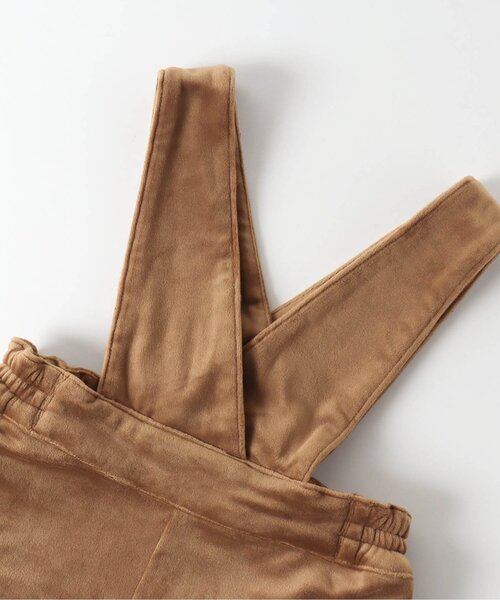 BREEZE（ブリーズ）の「ベロアオールインワン（つなぎ/オールインワン・キッズ・チャコール/キャメル・100/140/120/80/130/90/110）」の8枚目の写真