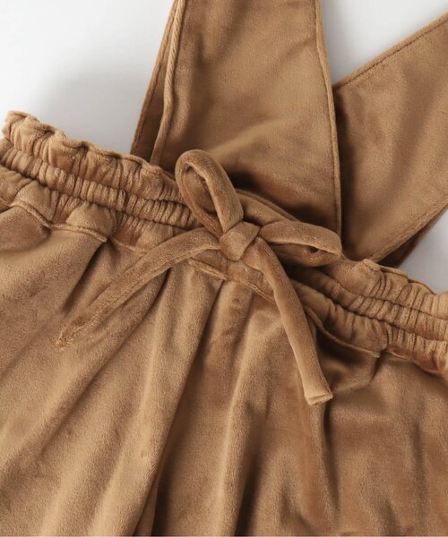 BREEZE（ブリーズ）の「ベロアオールインワン（つなぎ/オールインワン・キッズ・チャコール/キャメル・100/140/120/80/130/90/110）」の9枚目の写真