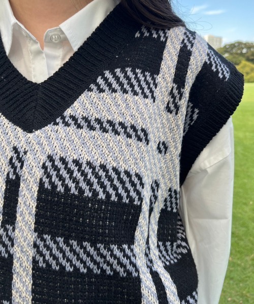 BRUNA BOINNEソルトチェックベスト チェック柄ベスト サイズ1 楽天市場