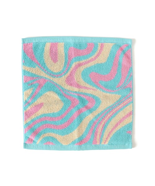 bpr BEAMS（ビーピーアール ビームス ）の「bPr BEAMS / マーブル ハンドタオル（ハンカチ/ハンドタオル・メンズ・グリーン/ピンク/グレー・ONE SIZE）」の5枚目の写真