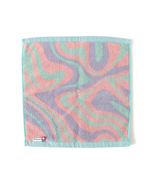 bpr BEAMS（ビーピーアール ビームス ）の「bPr BEAMS / マーブル ハンドタオル（ハンカチ/ハンドタオル・メンズ・グリーン/ピンク/グレー・ONE SIZE）」の7枚目の写真