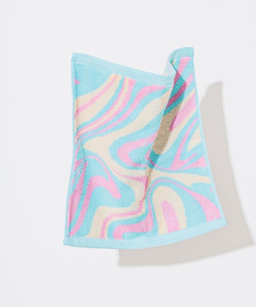 bpr BEAMS（ビーピーアール ビームス ）の「bPr BEAMS / マーブル ハンドタオル（ハンカチ/ハンドタオル・メンズ・グリーン/ピンク/グレー・ONE SIZE）」の11枚目の写真