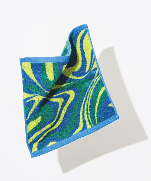 bpr BEAMS（ビーピーアール ビームス ）の「bPr BEAMS / マーブル ハンドタオル（ハンカチ/ハンドタオル・メンズ・グリーン/ピンク/グレー・ONE SIZE）」の12枚目の写真