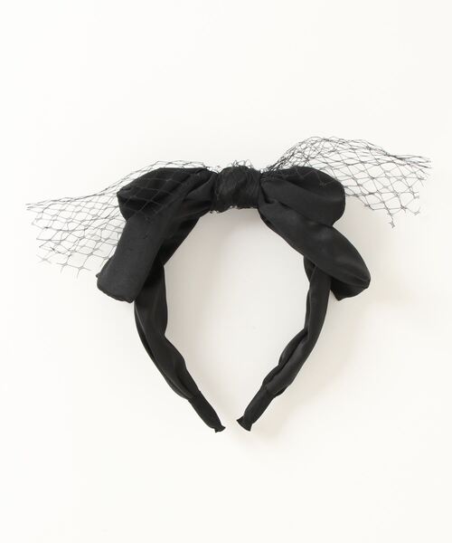 JUMELLE（ジュメロ）の「【ZOZOTOWN限定】ribbon net headband（カチューシャ・レディース・ブラック・FREE）」の11枚目の写真