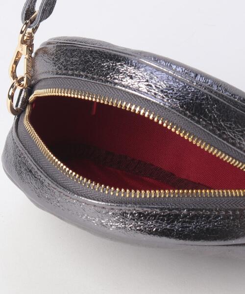 en recre（アンレクレ）の「【Laboratorio Mariucci】ラウンド型チェーンショルダーバッグ（ショルダーバッグ・レディース・チャコール/カーキ・FREE）」の5枚目の写真