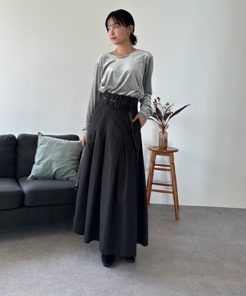 MEER. ベロアトップス 未使用品 ブラック ベロアトップス（Tシャツ/カットソー）｜DRWCYS（ドロシーズ）の