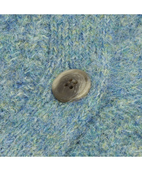 Pitta Re:)（ピッタリ）の「シャギーMIXニットカーディガン（カーディガン/ボレロ・レディース・グレイッシュブルー/ターコイズブルー/ダークオレンジ・M/L）」の17枚目の写真