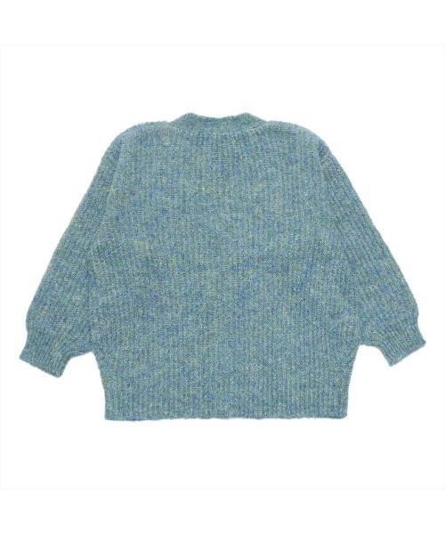 Pitta Re:)（ピッタリ）の「シャギーMIXニットカーディガン（カーディガン/ボレロ・レディース・グレイッシュブルー/ターコイズブルー/ダークオレンジ・M/L）」の15枚目の写真