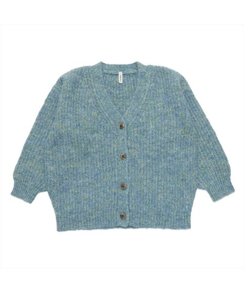 Pitta Re:)（ピッタリ）の「シャギーMIXニットカーディガン（カーディガン/ボレロ・レディース・グレイッシュブルー/ターコイズブルー/ダークオレンジ・M/L）」の14枚目の写真