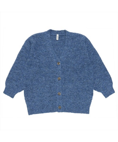 Pitta Re:)（ピッタリ）の「シャギーMIXニットカーディガン（カーディガン/ボレロ・レディース・グレイッシュブルー/ターコイズブルー/ダークオレンジ・M/L）」の12枚目の写真