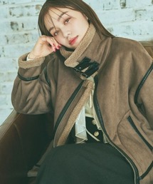 mysty woman | ミドルボマーブルゾン　990304(ブルゾン)