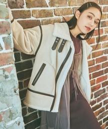 mysty woman | ミドルボマーブルゾン　990304(ブルゾン)