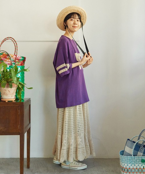 Dot＆Stripes CHILD WOMAN テーブルクロスクロシェ スカート Dot＆Stripes CHILD WOMAN（ドットアンドストライプス