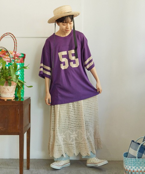 Dot＆Stripes CHILD WOMAN テーブルクロスクロシェ スカート Dot＆Stripes CHILD WOMAN（ドットアンドストライプス