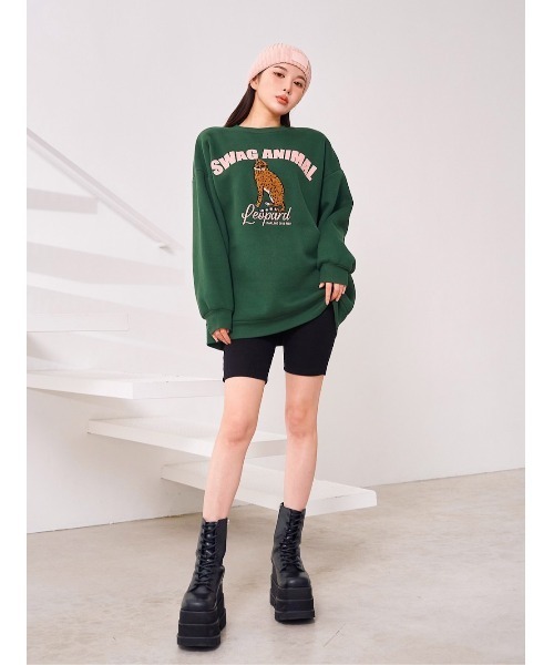 Darich（ダーリッチ）の「カットリブバイカーパンツ（その他パンツ・レディース・ブラック/グレー/アイボリー/ブラウン・FREE）」の6枚目の写真