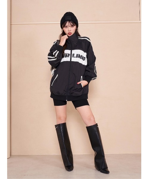 Darich（ダーリッチ）の「カットリブバイカーパンツ（その他パンツ・レディース・ブラック/グレー/アイボリー/ブラウン・FREE）」の7枚目の写真