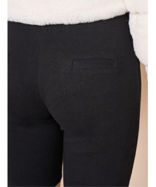 Darich（ダーリッチ）の「カットリブバイカーパンツ（その他パンツ・レディース・ブラック/グレー/アイボリー/ブラウン・FREE）」の16枚目の写真