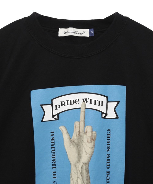 UNDERCOVER（アンダーカバー）の「UC1D3810（Tシャツ/カットソー・メンズ・ブラック/ホワイト/レッド・5/3/4/2/1）」の10枚目の写真