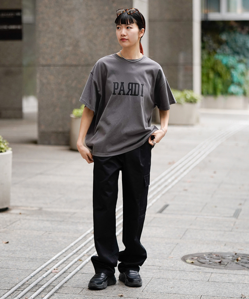 ALORE（アローレ）の「【ALORE / アローレ】ロゴバックタックTシャツ（Tシャツ/カットソー・レディース・グレー/ネイビー/チャコールグレー・FREE）」の6枚目の写真