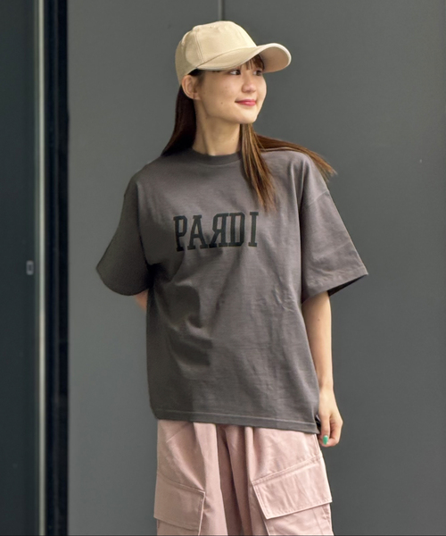 ALORE（アローレ）の「【ALORE / アローレ】ロゴバックタックTシャツ（Tシャツ/カットソー・レディース・グレー/ネイビー/チャコールグレー・FREE）」の16枚目の写真