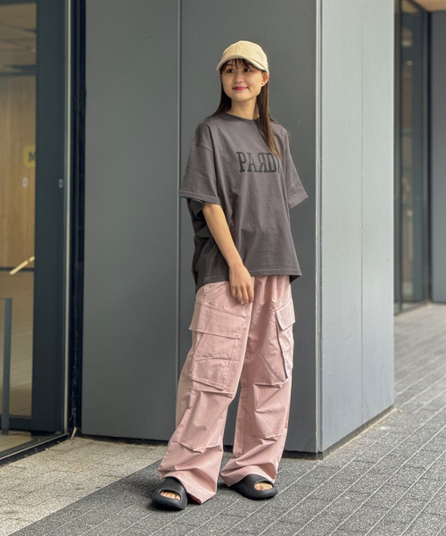 ALORE（アローレ）の「【ALORE / アローレ】ロゴバックタックTシャツ（Tシャツ/カットソー・レディース・グレー/ネイビー/チャコールグレー・FREE）」の19枚目の写真