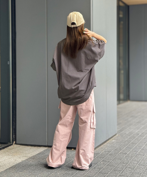 ALORE（アローレ）の「【ALORE / アローレ】ロゴバックタックTシャツ（Tシャツ/カットソー・レディース・グレー/ネイビー/チャコールグレー・FREE）」の20枚目の写真