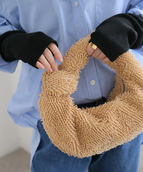 ANITA BILARDI(アニタビラルディ)の「【ANITA BILARDI/アニタ・ビラルディ】モコモコバッグ(ハンドバッグ・レディース・ベージュ・FREE)」の1枚目の写真