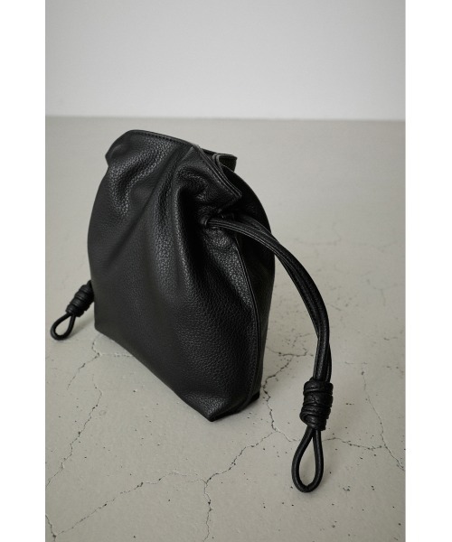 AZUL by moussy(アズールバイマウジー)の「ドローストリングポーチバッグ(ショルダーバッグ・レディース・ブラック/ターコイズブルー/イエロー・FREE)」の9枚目の写真